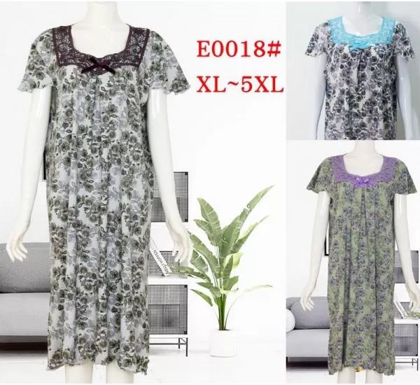 Нічна сорочка жіноча ZeL1396_E0018 бамбук 5 шт (1-5XL)
