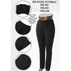Штани жіночі 6 шт (8-10XL) коттон KiE_A5202-2