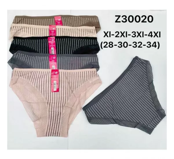 Труси жіночі 24 шт (1-4XL) коттон KiE_Z30020