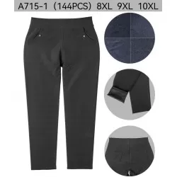 Штани жіночі 6 шт (8-10XL) коттон KiE_A715-1