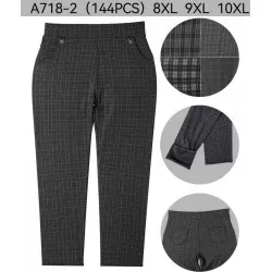Штани жіночі 6 шт (8-10XL) коттон KiE_A718-2