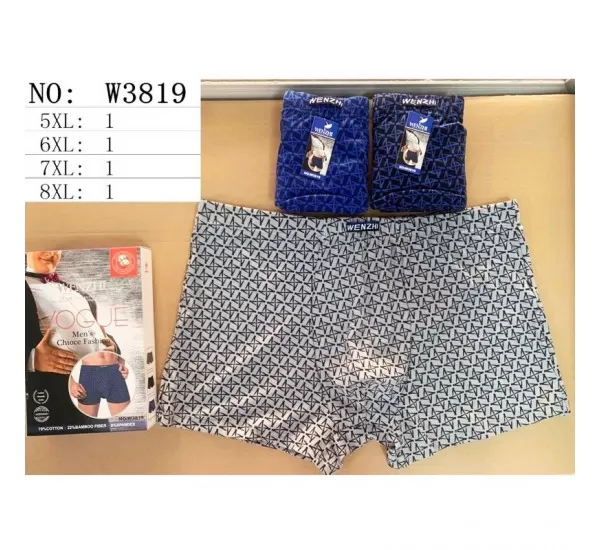Труси чоловічі 24 шт (5-8XL) бамбук KiE_W3819