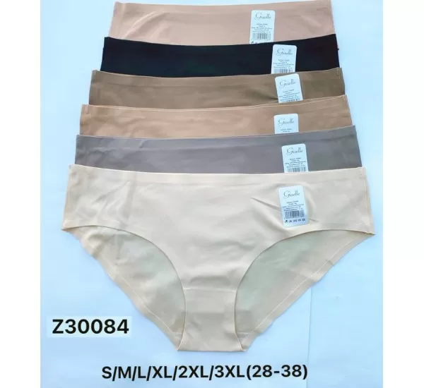 Труси жіночі, поліестер 12 шт (S-3XL) KiE_Z30084
