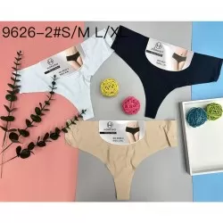 Стрінги жіночі, поліестер 12 шт (S-XL) KiE_9626-2