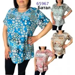 Футболка жіноча трикотаж 6 шт (4-8XL) SeR2152_65967