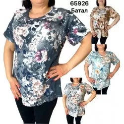 Футболка жіноча трикотаж 6 шт (4-8XL) SeR2152_65926