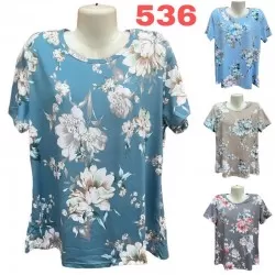 Футболка жіноча, коттон 6 шт (48-56 р) SeR2152_536