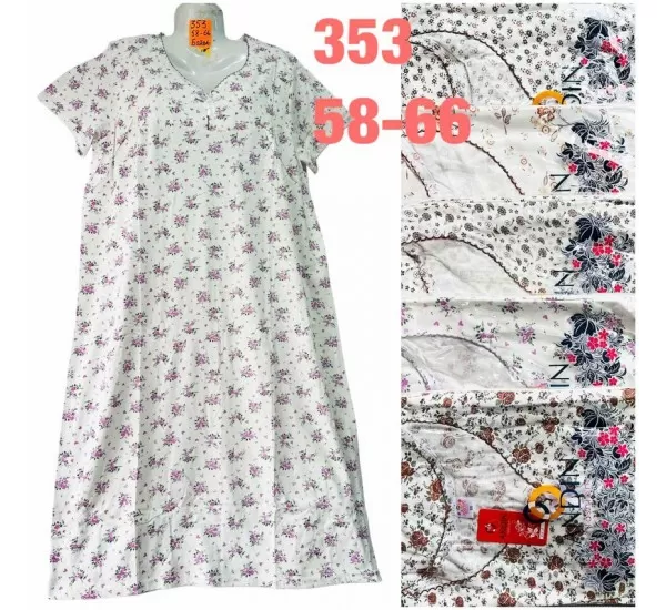 Нічна сорочка, коттон 5 шт (58-66 р) TaN_353