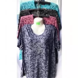 Футболка жіноча, трикотаж 10 шт (4-8XL) DLD_A422