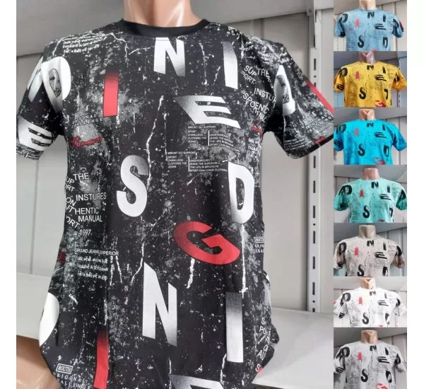 Футболка чоловіча, бавовна 5 шт (S-XXL) HR1890_020201