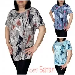 Футболка жіноча трикотаж 6 шт (4-8XL) SeR2152_65915