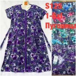 Халат жіночий, трикотаж 5 шт (48-58 р) TaN_S125