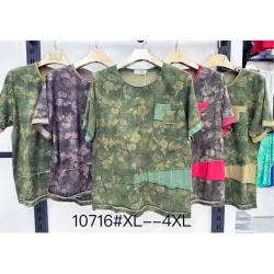 Футболка жіноча, коттон 4 шт (1-4XL) ZeL3422_10716